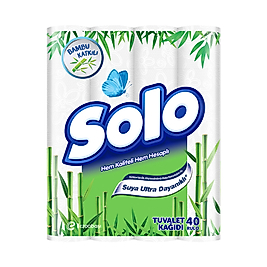 Solo Bambu Katkılı Tuvalet Kağıdı 40'lı