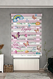 Minibabyrooms  Pembe Beyaz Şeritli Elsa ve Seksek