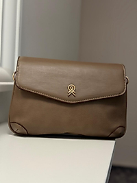 CLASSIC CLUTCH ÇANTA VİZON