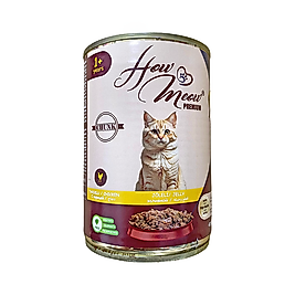 How Meow Tavuk Etli Yetişkin Kedi Yaş Maması (400 g)