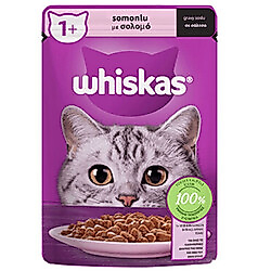 Whiskas Pouch in Gravy Somonlu Kedi Yaş Maması 85 Gr