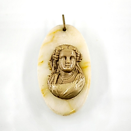 MERMER & REÇİNE CAMEO KOLYE