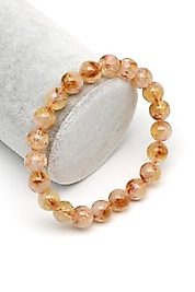 Sitrin Doğaltaş Bileklik 9 mm Küre