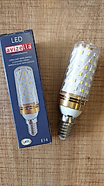 AVİZELLA ÜÇ RENK LEDLİ  MISIR AMPÜL E 14 DUYLU