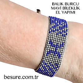 BALIK BURCU BİLEKLİK-MAVİ
