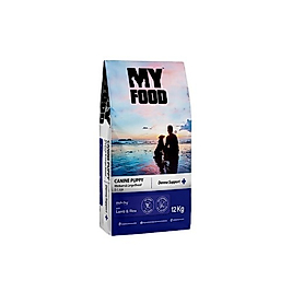 My Food Derma Support Kuzu Etli ve Pirinçli Orta ve Büyük Irk Yavru Köpek Maması (12 kg)