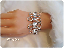 Wedding Jewelry, Bride  Bracelet