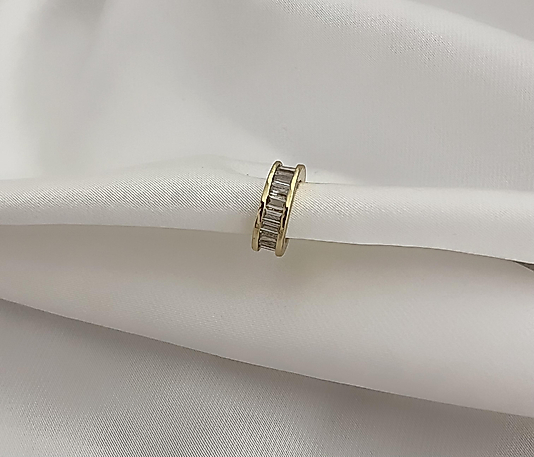 Gold Mini Taşlı Ear Cuff