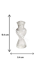 50 cc Pırlanta Plastik Şişe Kristal  kapaklı