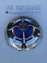 17.5 INCH EKSTRA BOMBELİ ÇEMBERLİ MAVİ ÖRÜMCEK JANT KAPAĞI