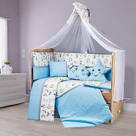 Tugu Home&baby Safari %100 Pamk 11 Parça 70x130 Cm Beşik Uyku Set,bebek Uyku Takımı,anne Yanı Set