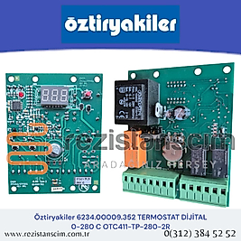 ÖZTİRYAKİLER ENDA DİJİTAL FIRIN TERMOSTATI 0-280 OTC 411  6234.00009.352 TERMOSTAT DİJİTAL 0-280 C OTC411-TP-280-2R