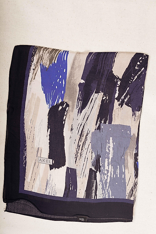 FLOOR İPEK ŞAL İTALYAN DİKİŞİ DESEN-4