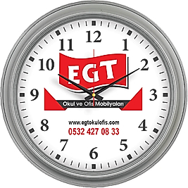 V30-504-F Plastik Duvar Saati