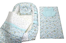 Berababy Babynest Alt Açma Minderli Uçan Tavşan Model Bebek Yuvası