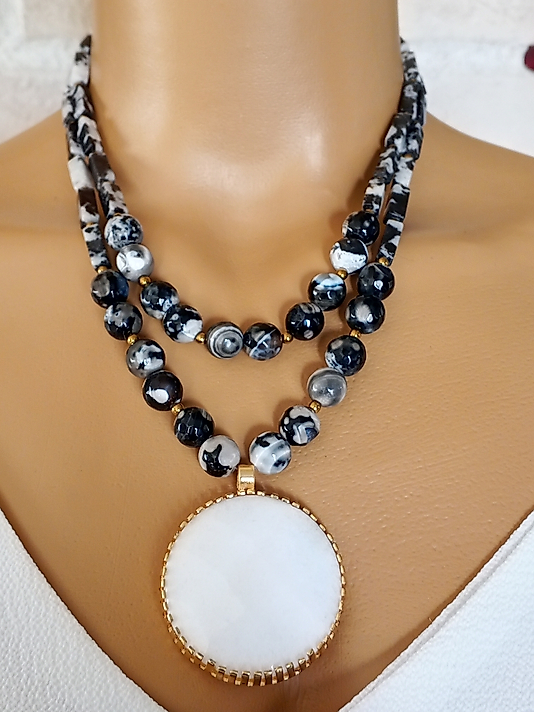 AKİK VARASİT AKİK KOLYE