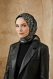 Spring Eşarp Leopar Yeni Desen