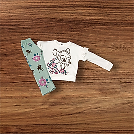 Çocuk ceylan desenli takım