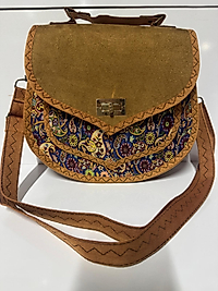 Terme Çanta Oval Kesim Orta Boy Lacivert