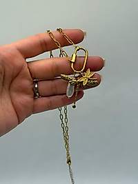 316 L Çelik Yusufçuk Figürlü Kolye