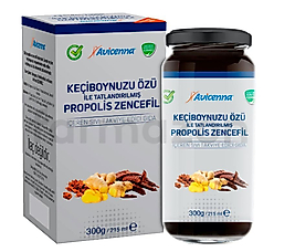 Avicenna Keçiboynuzu Özü ile Tatlandırılmış Propolis Zencefil 300 gr