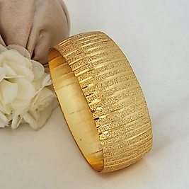 22.5cm Kumlu Kuyumcu Kalin 3 cm Bilezik