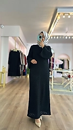 Triko Elbise (astarlı)