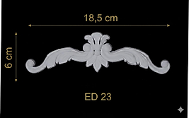 ED-23 Dekoratif Esnek Aplik (2'li)