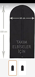 ERKEK TAKIM ELBİSE KILIFI 5 ADET FERMUARLI GAMBOÇ
