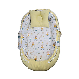 Berababy Babynest Ayıcıklı Sarı Bebek Yuvası