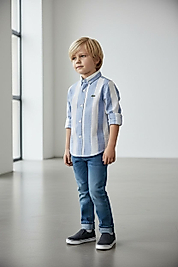 Erkek çocuk Kot Pantolon-Gömlek Kombini 4-12 yaş