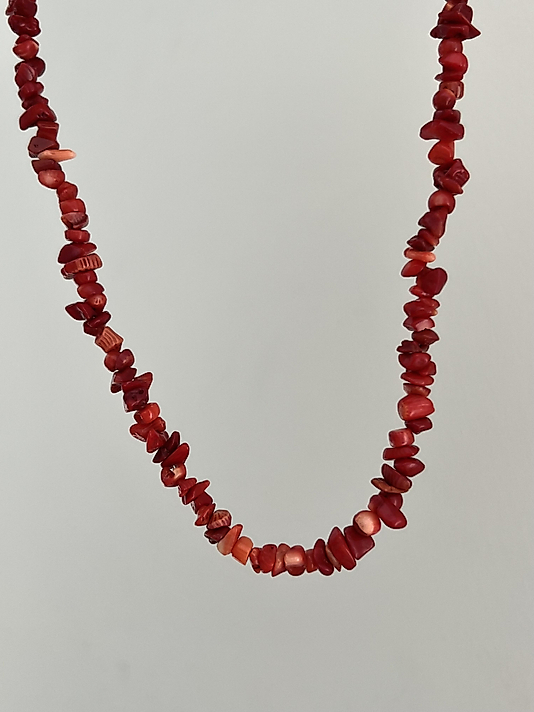 Doğaltaş Kırmızı Kolye