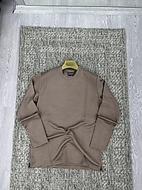 Bisiklet yaka sweatshirt vizon (kod 1092)