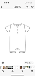Lune baby tulum kalıbı -03 ay -24 ay arası