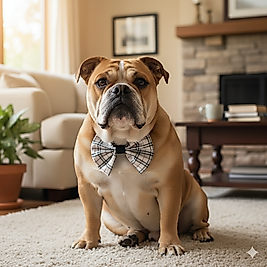 Gentle Check – Saten Kareli Papyon | FEDD’s Pet Style