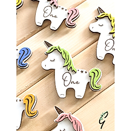 Unicorn Magnet Konsept Hediyelik -One- 1 Yaş 10 Adet