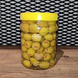 Portakal Dolgulu Yeşil Zeytin Süzme 500G