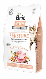 BRIT CARE SENSITIVE 2KG (Somon Balıklı - Hassas, Sağlıklı Sindirim & Narin Lezzet)