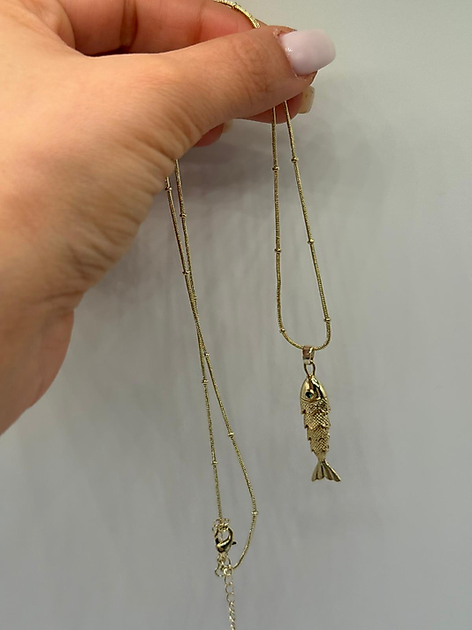 Balık Figürlü Xuping Kolye