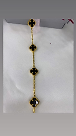 One Cleef (Siyah) Gold BİLEKLİK