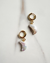 Pearl Moon Earring | Küpe