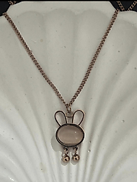 Rose gold çelik kolye