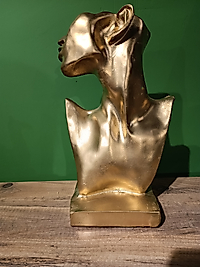 MERCAN MOBİLYA AKSESUAR, BÜYÜK BAYAN UST BÜST  , Polyester Dekoratif Biblo, hediyelik eşya