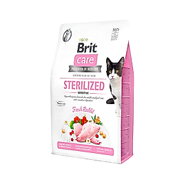 Brit Care Hipoalerjenik Tahılsız Tavşan Etli Kısırlaştırılmış Kedi Maması (2 kg)