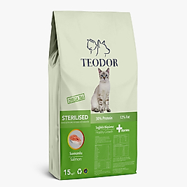 TEODOR ADULT KISIR %30 PROTEİN YETİŞKİN KEDİ MAMASI 15KG