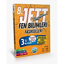 8. sınıf Jett Fen Bilimleri Fasikülleri 2025 ünlüler Karması