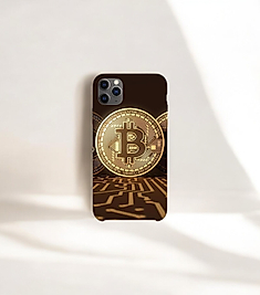 Bitcoin Tasarımlı Telefon Kılıfı (Iphone 11 Pro Max Uyumlu)