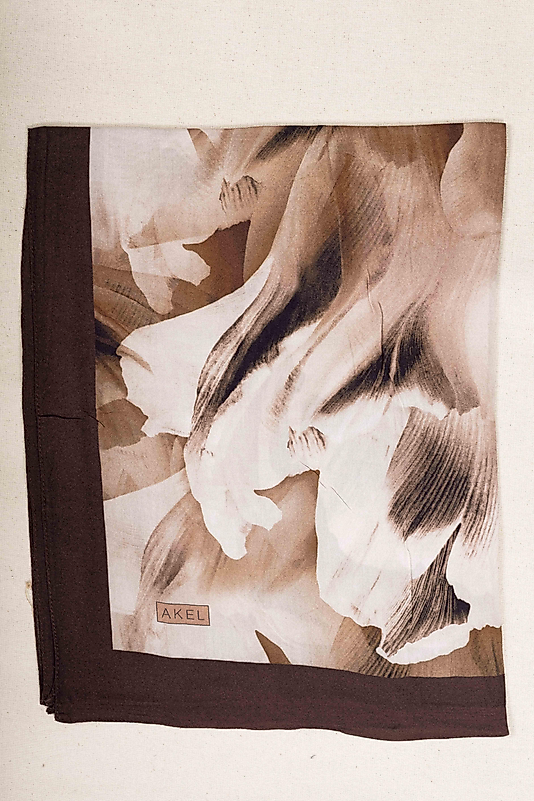 FLOOR İPEK ŞAL İTALYAN DİKİŞİ DESEN-3