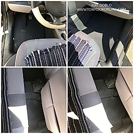 Fiat Doblo 2000 - 2008 Kasa Akıllı Premium Eva Oto Paspas (Aksesuarlar Fiyata Dahil Değildir)