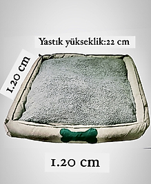 XXL Handmade Köpek Yatağı 1.20 cm x1.20 cm